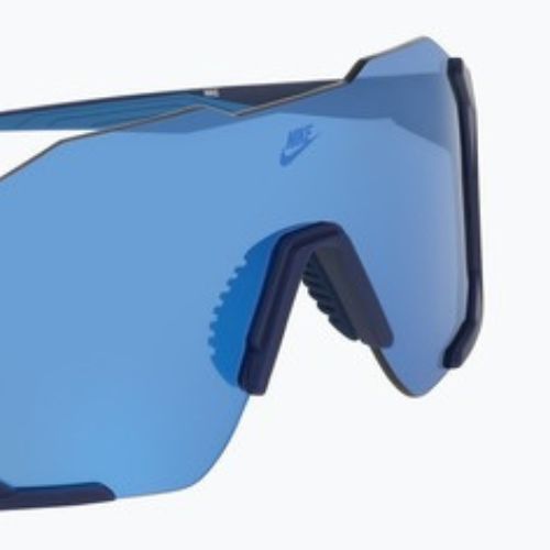 Окуляри сонцезахисні Nike Charged Shield matte blue void/blue mirror