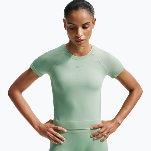 Футболка для тренувань жіноча Nike Pro Seamless Dri-Fit steam