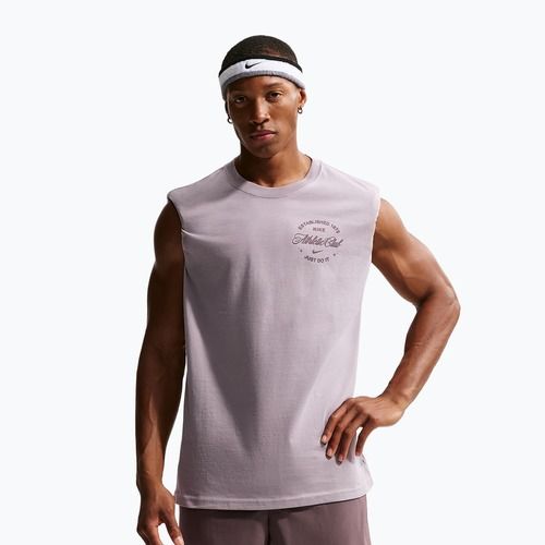 Футболка чоловіча Nike N.A.C. light violet ore/pale ivory