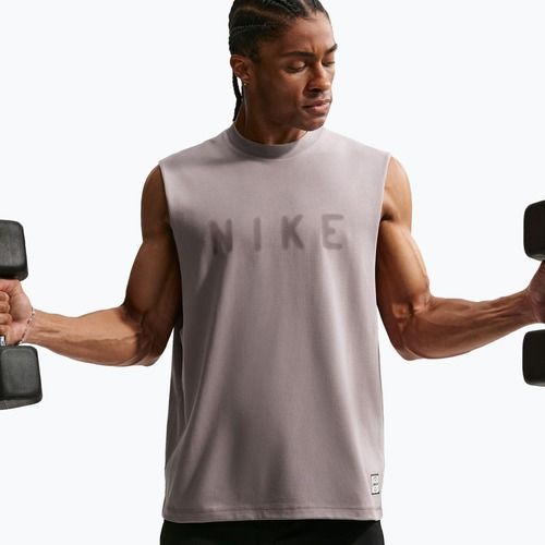 Футболка для тренувань чоловіча Nike Athletic Club Dri-Fit light violet ore/light violet ore
