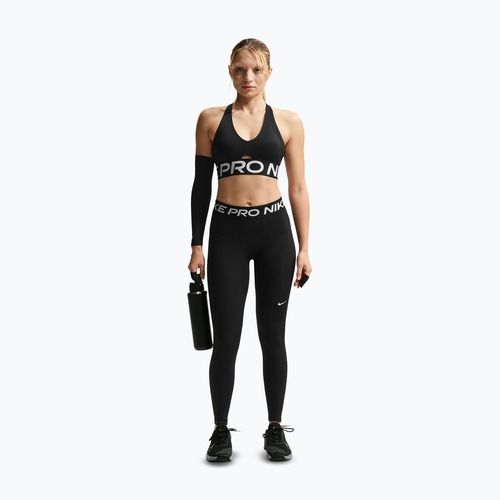 Легінси жіночі Nike Pro Mid-Rise Full black/white
