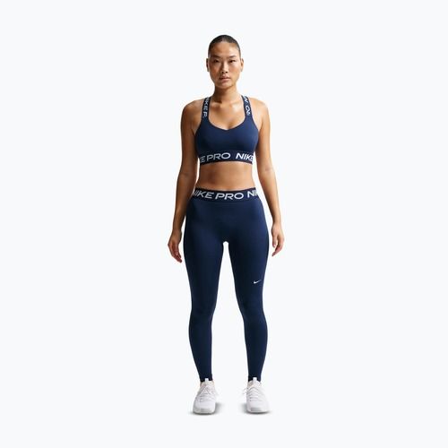 Легінси жіночі Nike Pro Mid-Rise Full midnight navy/white