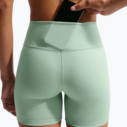 Шорти жіночі Nike One High-Waisted Biker 5" steam/white