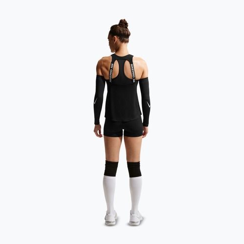 Футболка для тренувань жіноча Nike Pro Dri-Fit TT black/white/metallic silver