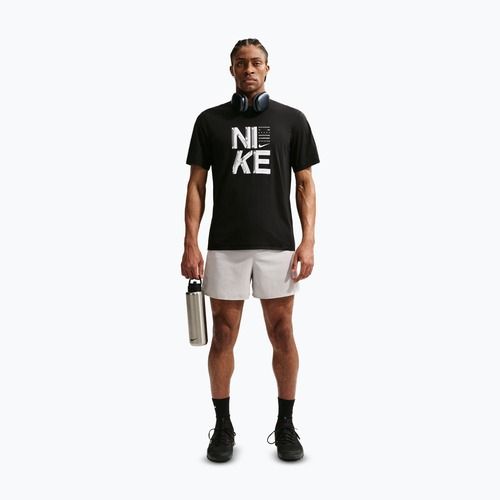 Футболка для тренувань чоловіча Nike Hyverse Dri-Fit Persian black/white