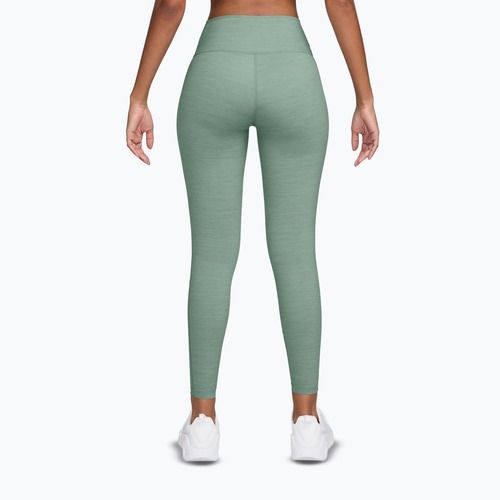 Легінси жіночі Nike One Seamless Front High-Waisted steam/white