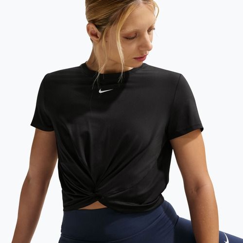 Футболка жіноча Nike One Classic Twist Dri-Fit black/white