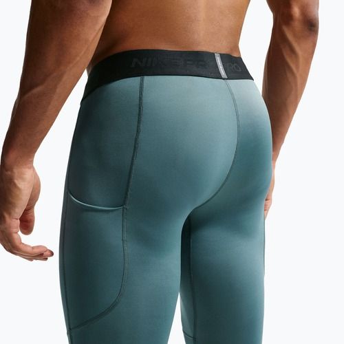 Легінси для тренувань чоловічі Nike Pro Dri-Fit 3/4 Tight Fitness mineral slate/black