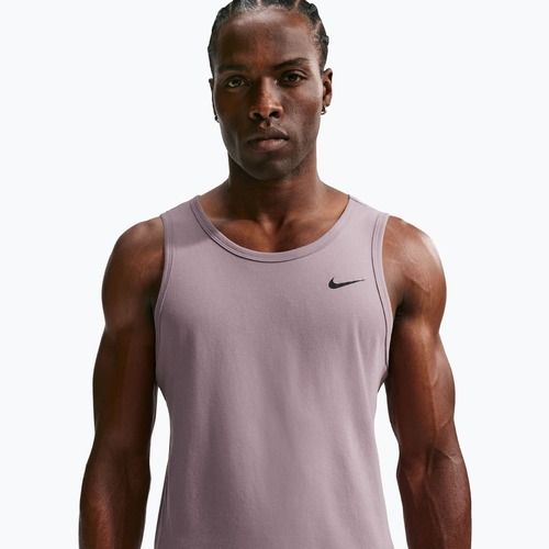 Футболка для тренувань чоловіча Nike Dri-Fit TT light violet ore/black