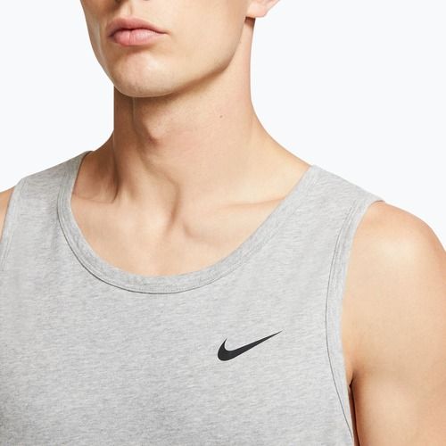 Футболка для тренувань чоловіча Nike Dri-Fit TT dark grey heather/black