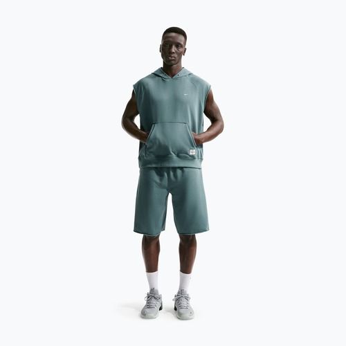 Кофта тренувальна чоловіча Nike Athletic Club Dri-Fit Sleeveless Hoodie mineral slate/mineral slate