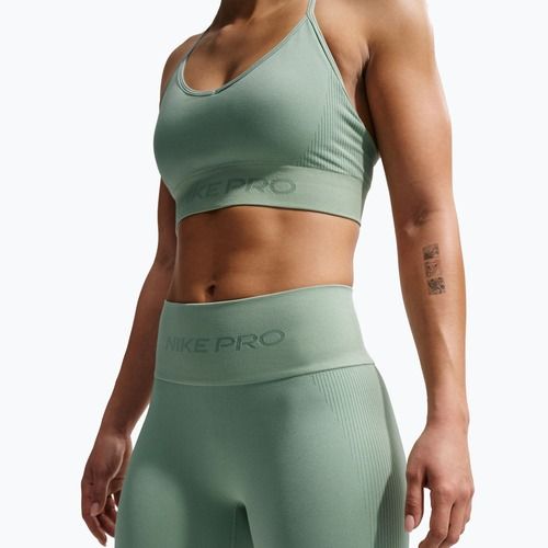 Шорти жіночі Nike Pro Seamless High-Waisted Biker 5" steam