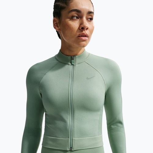 Кофта тренувальна жіноча Nike Pro Seamless Full Zip Top steam