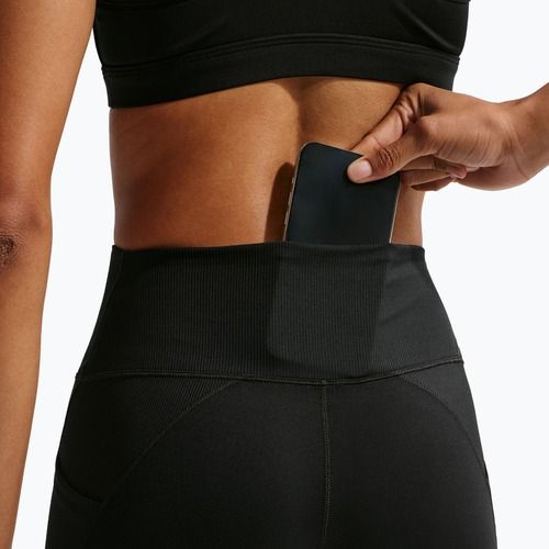 Шорти жіночі Nike One High Waisted Biker 5" black/black/white