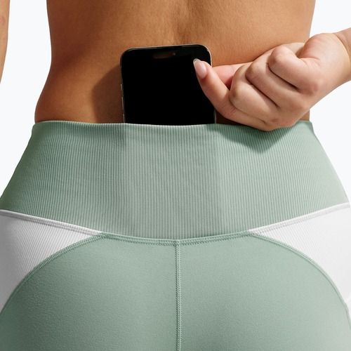 Шорти жіночі Nike One High Waisted Biker 5" steam/white/white