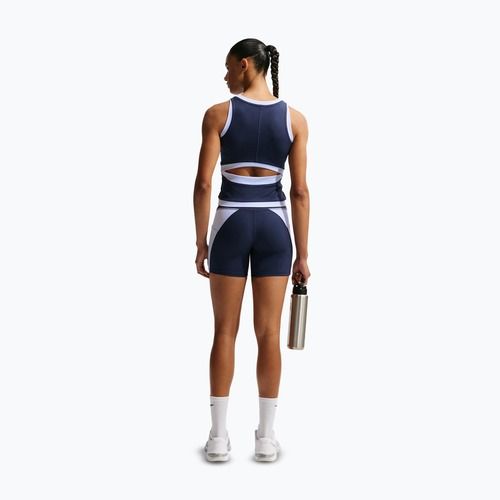 Футболка для тренувань жіноча Nike One Dri-Fit midnight navy/hydrogen blue/white