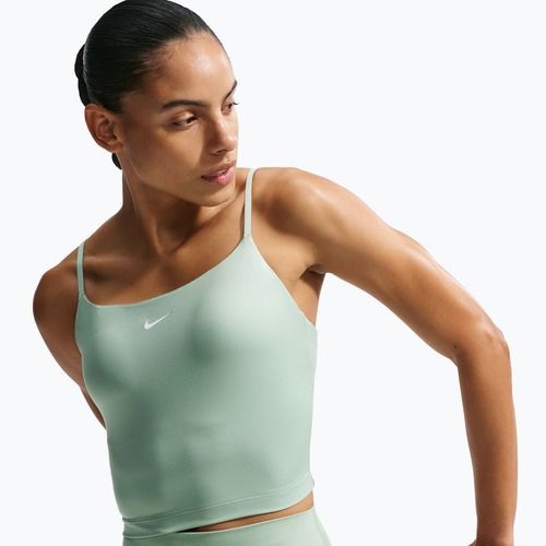 Жіноча тренувальна футболка Nike One Medium Support steam/white