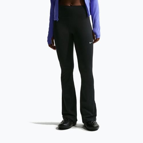 Легінси жіночі Nike One High Waisted Flared black/white