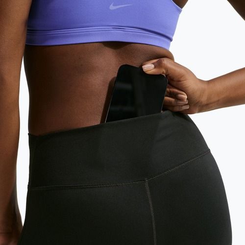 Легінси жіночі Nike One High Waisted Flared black/white