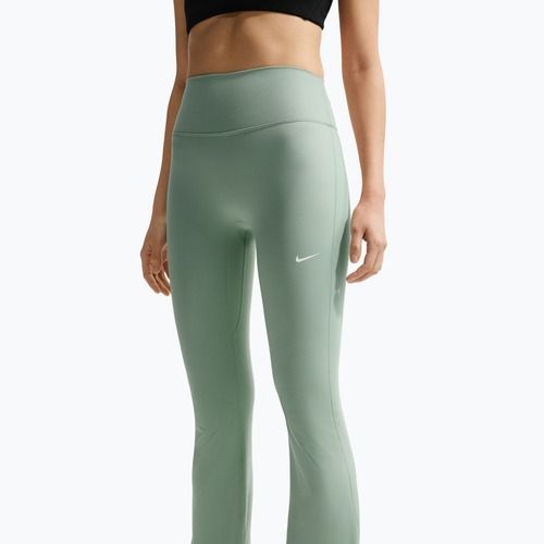 Легінси жіночі Nike One High Waisted Flared steam/white