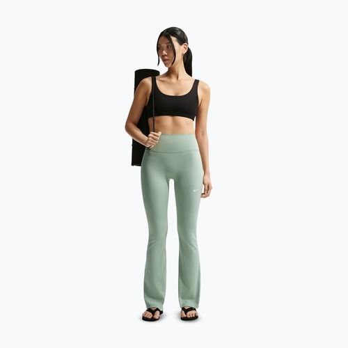 Легінси жіночі Nike One High Waisted Flared steam/white