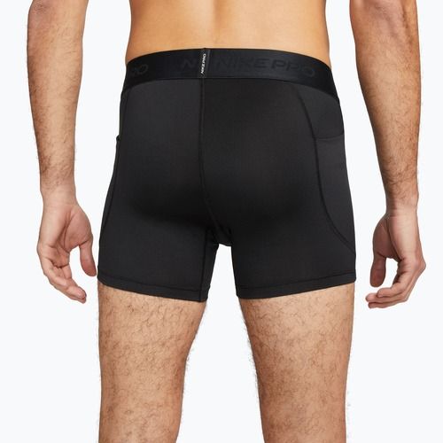Шорти для тренувань чоловічі Nike Pro Dri-Fit Brief 5" black/white