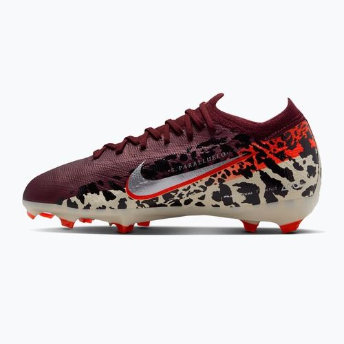 Футбольне взуття дитяче Nike United Jr. Mercurial Vapor 16 Pro FG burgundy crush/metallic silver