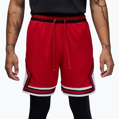 Шорти баскетбольні чоловічі  Jordan Mesh Diamond 4" gym red/white/black