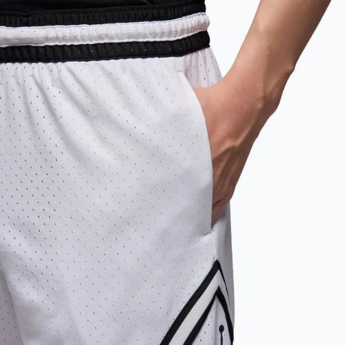 Шорти баскетбольні чоловічі  Jordan Mesh Diamond 4" white/black/black