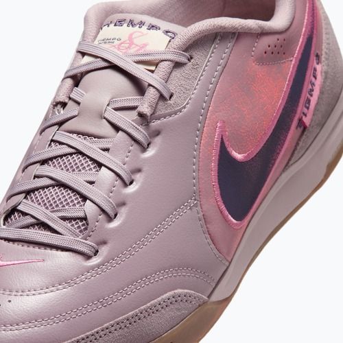 Кросівки футбольні чоловічі Nike Tiempo Streetgato PRM IC light violet ore/gum dark brown/peony