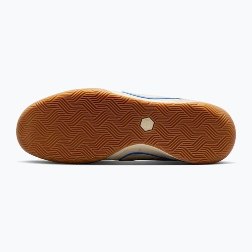 Кросівки футбольні чоловічі Nike Tiempo Streetgato PRM IC coconut milk/gum medium brown/blue crystal