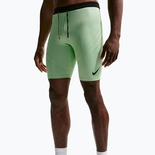 Легінси для тренувань чоловічі Nike AeroSwift Dri-Fit ADV 1/2 Tights lime blast/steam/light silver/black
