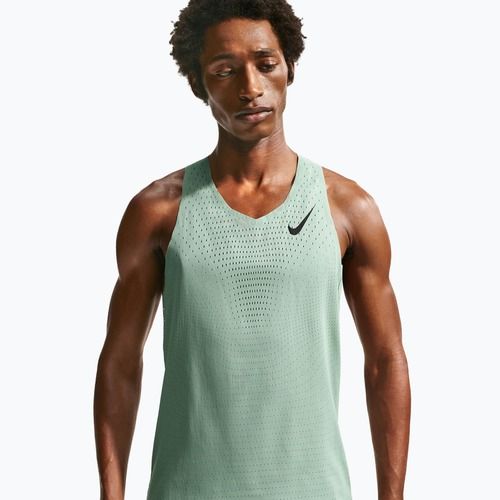 Футболка для бігу чоловіча Nike AeroSwift Dri-Fit ADV steam/black