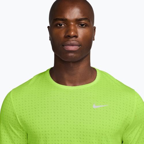 Футболка для бігу чоловіча Nike Miler Breathe volt ice