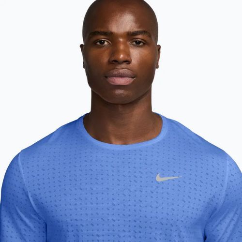 Футболка для бігу чоловіча Nike Miler Breathe royal pulse