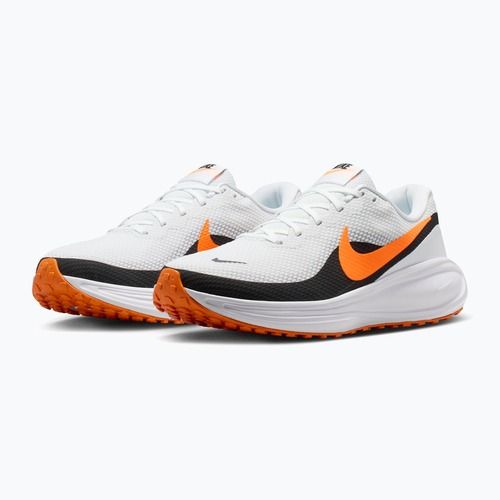 Кросівки для бігу чоловічі Nike Revolution 8 off white/white/black/total orange