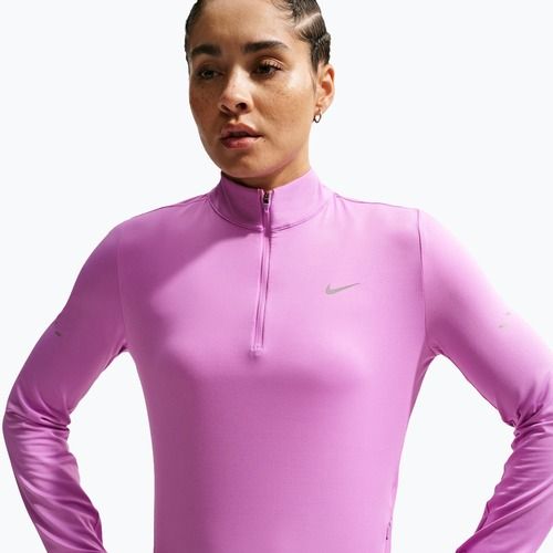 Кофта для бігу жіноча Nike Swift Dri-FIT UV 1/4-Zip light magenta