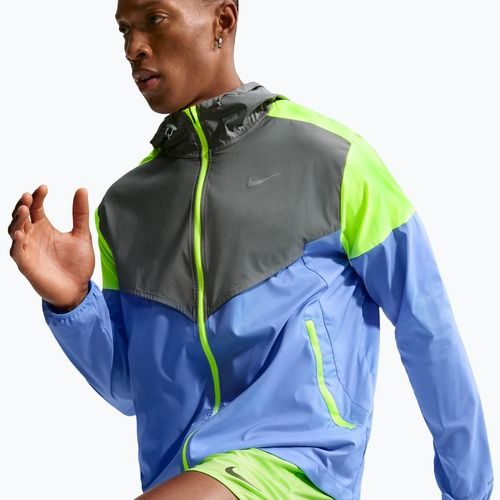 Куртка для бігу чоловіча Nike Impossibly Light Windrunner royal pulse/smoke grey/volt ice