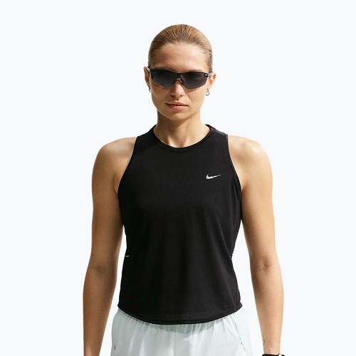 Футболка для бігу жіноча Nike Swift Breathe Dri-Fit black/black/white