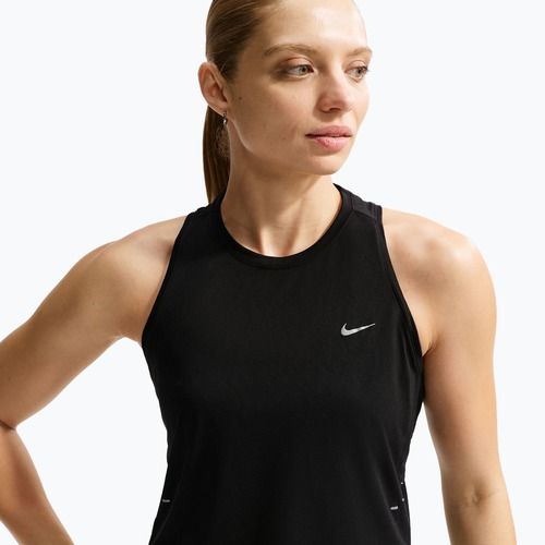 Футболка для бігу жіноча Nike Swift Breathe Dri-Fit black/black/white