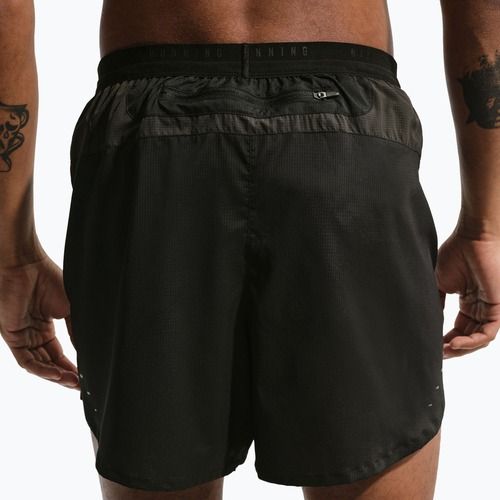 Шорти для бігу чоловічі Nike Stride Dri-Fit Brief-Lined 5" off noir/black/black
