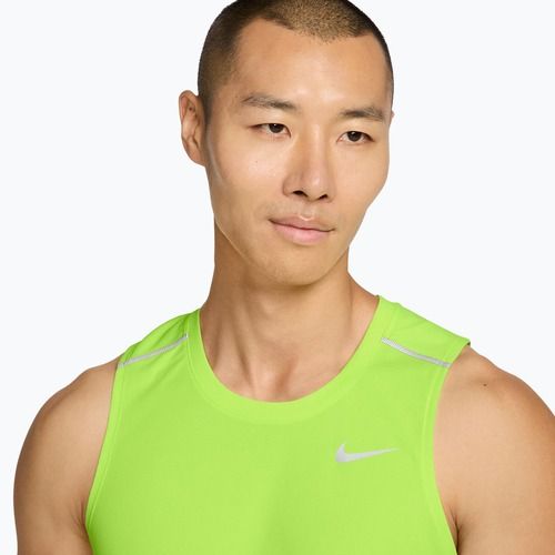 Футболка для бігу чоловіча Nike Miler Dri-Fit volt ice