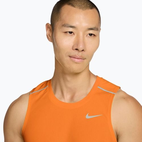 Футболка для бігу чоловіча Nike Miler Dri-Fit total orange