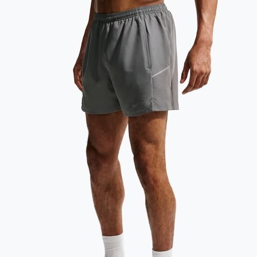 Шорти для бігу чоловічі Nike Miler Dri-Fit 2in1 5" smoke grey/smoke grey