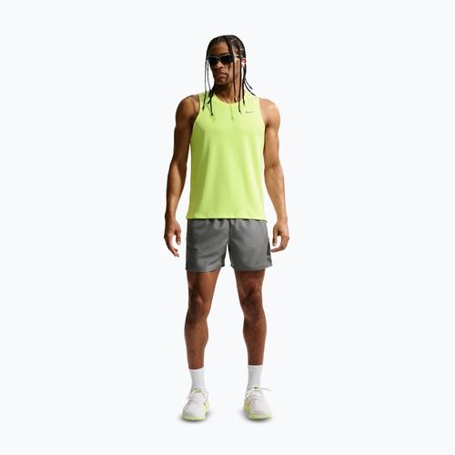 Шорти для бігу чоловічі Nike Miler Dri-Fit 2in1 5" smoke grey/smoke grey