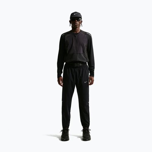 Штани для бігу чоловічі Nike Miler Dri-Fit Woven black/black