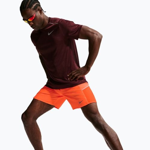 Шорти для бігу чоловічі Nike Miler Dri-Fit Brief Lined7" total orange
