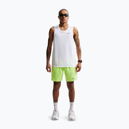 Шорти для бігу чоловічі Nike Miler Dri-Fit Brief Lined7" volt ice/barely volt