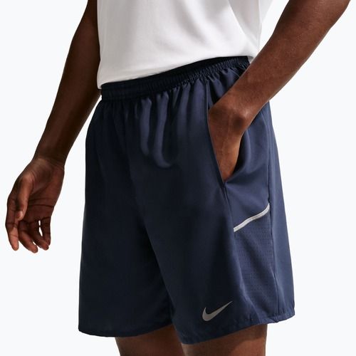 Шорти для бігу чоловічі Nike Miler Dri-Fit Brief Lined7" midnight navy
