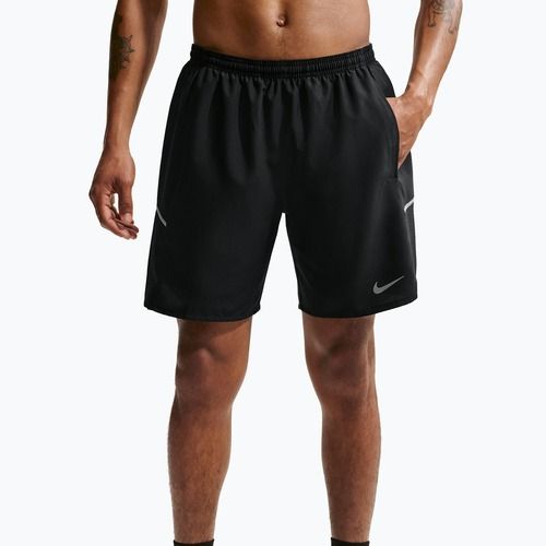 Шорти для бігу чоловічі Nike Miler Dri-Fit Brief Lined7" black/black